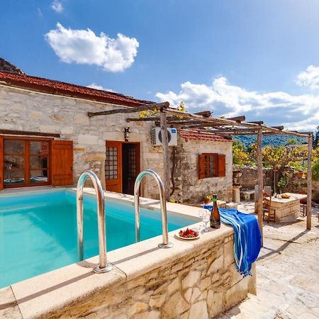 Traditional Home Vereniki With Heated Pool - By Apokoronas Villas Gavalochori 外观 照片