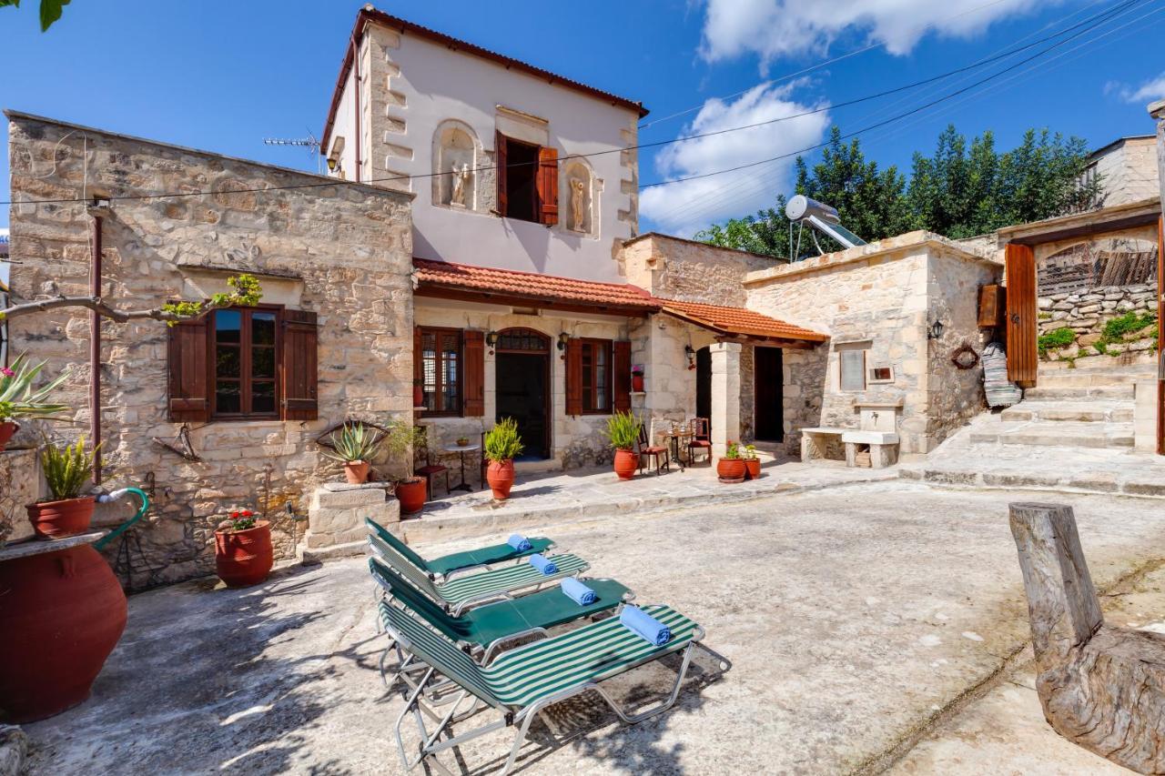 Traditional Home Vereniki With Heated Pool - By Apokoronas Villas Gavalochori 外观 照片