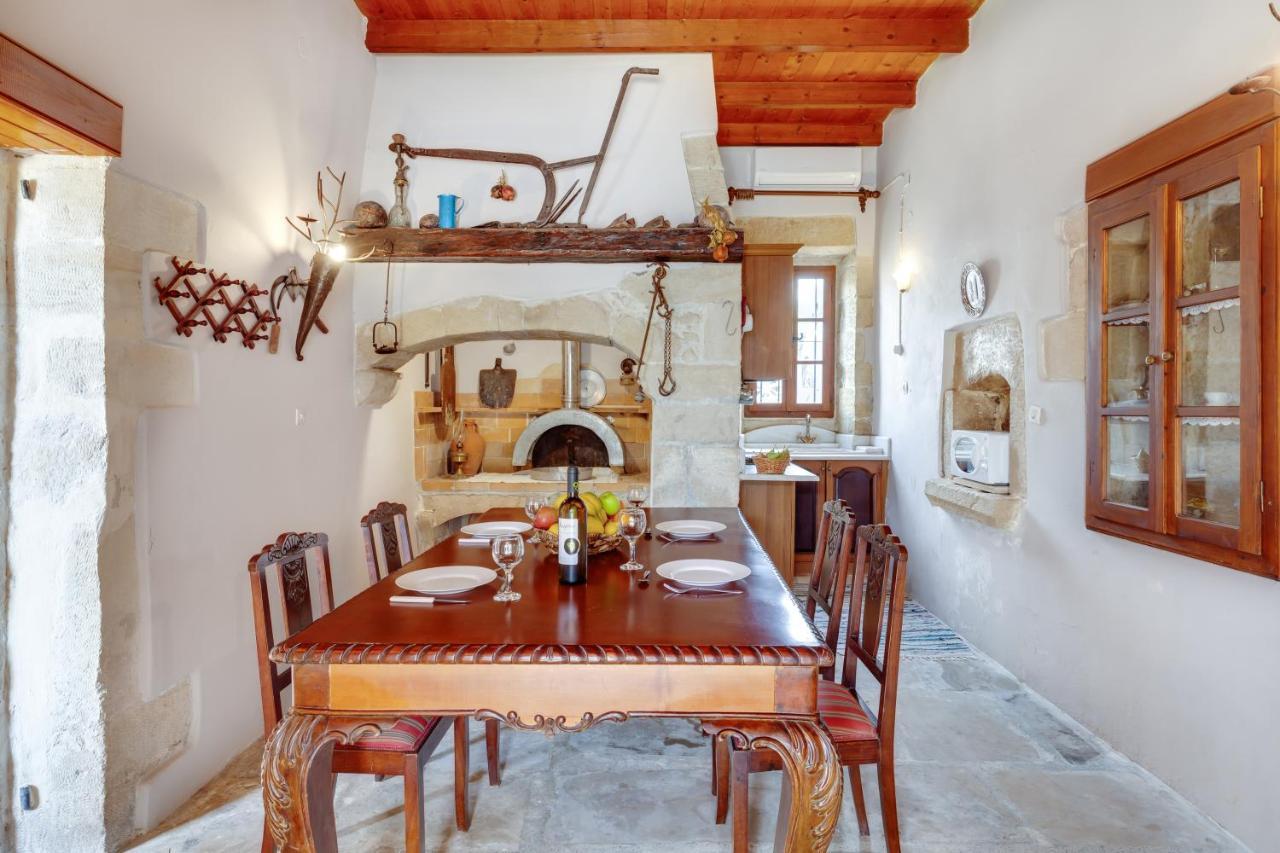 Traditional Home Vereniki With Heated Pool - By Apokoronas Villas Gavalochori 外观 照片