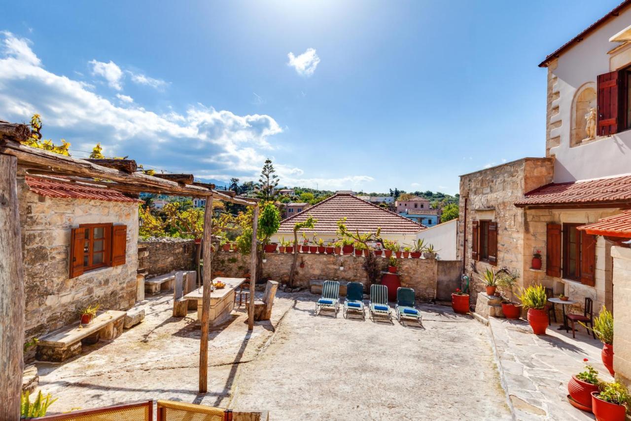 Traditional Home Vereniki With Heated Pool - By Apokoronas Villas Gavalochori 外观 照片