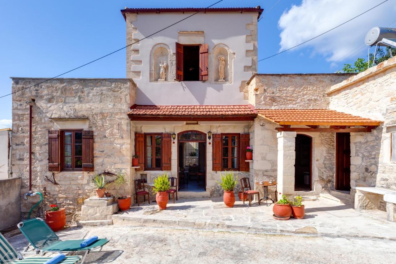 Traditional Home Vereniki With Heated Pool - By Apokoronas Villas Gavalochori 外观 照片