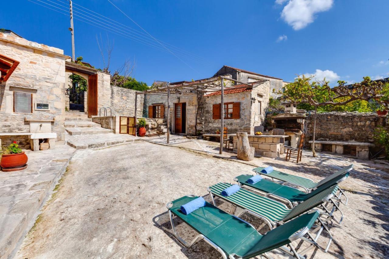Traditional Home Vereniki With Heated Pool - By Apokoronas Villas Gavalochori 外观 照片