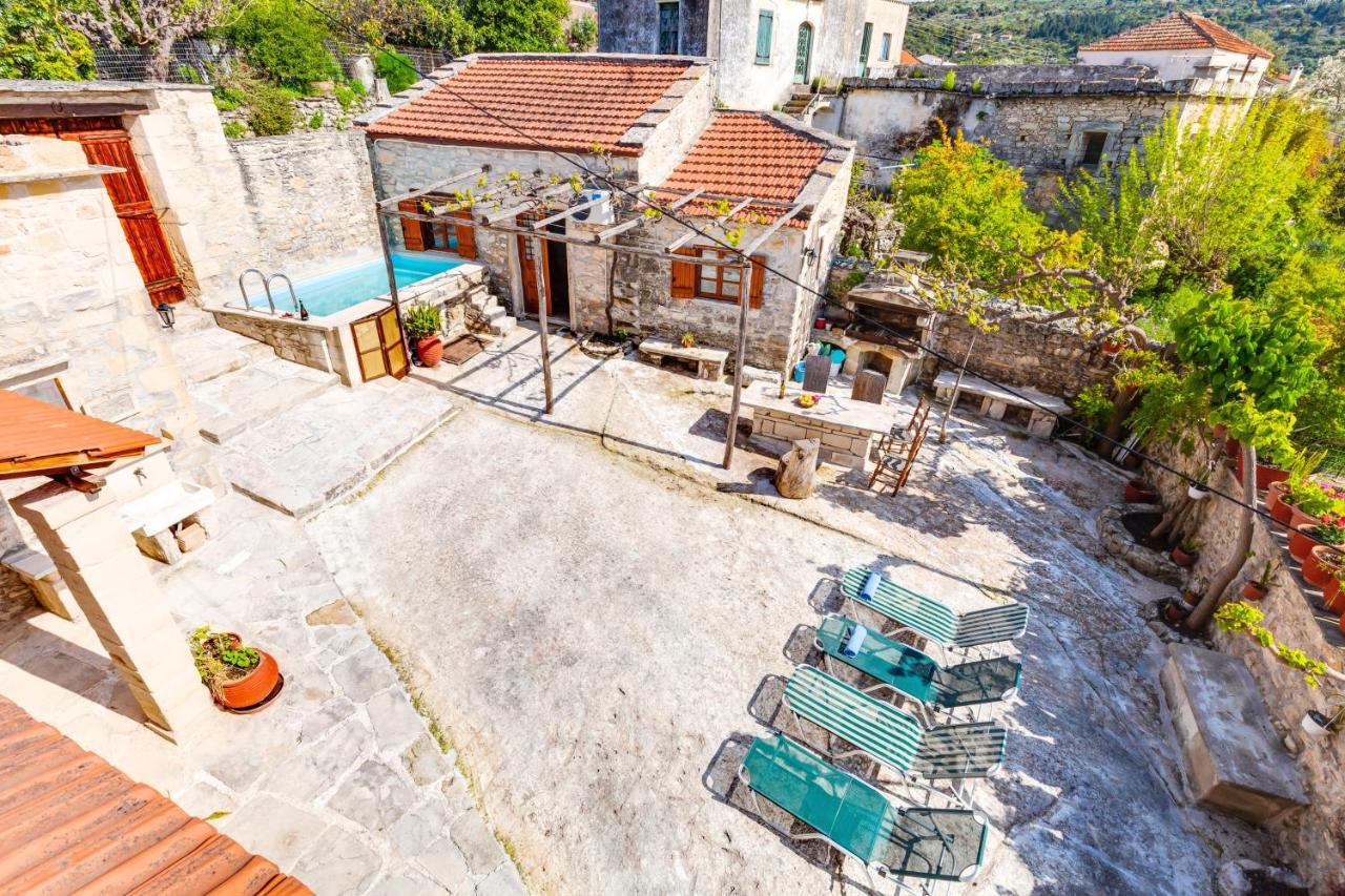 Traditional Home Vereniki With Heated Pool - By Apokoronas Villas Gavalochori 外观 照片