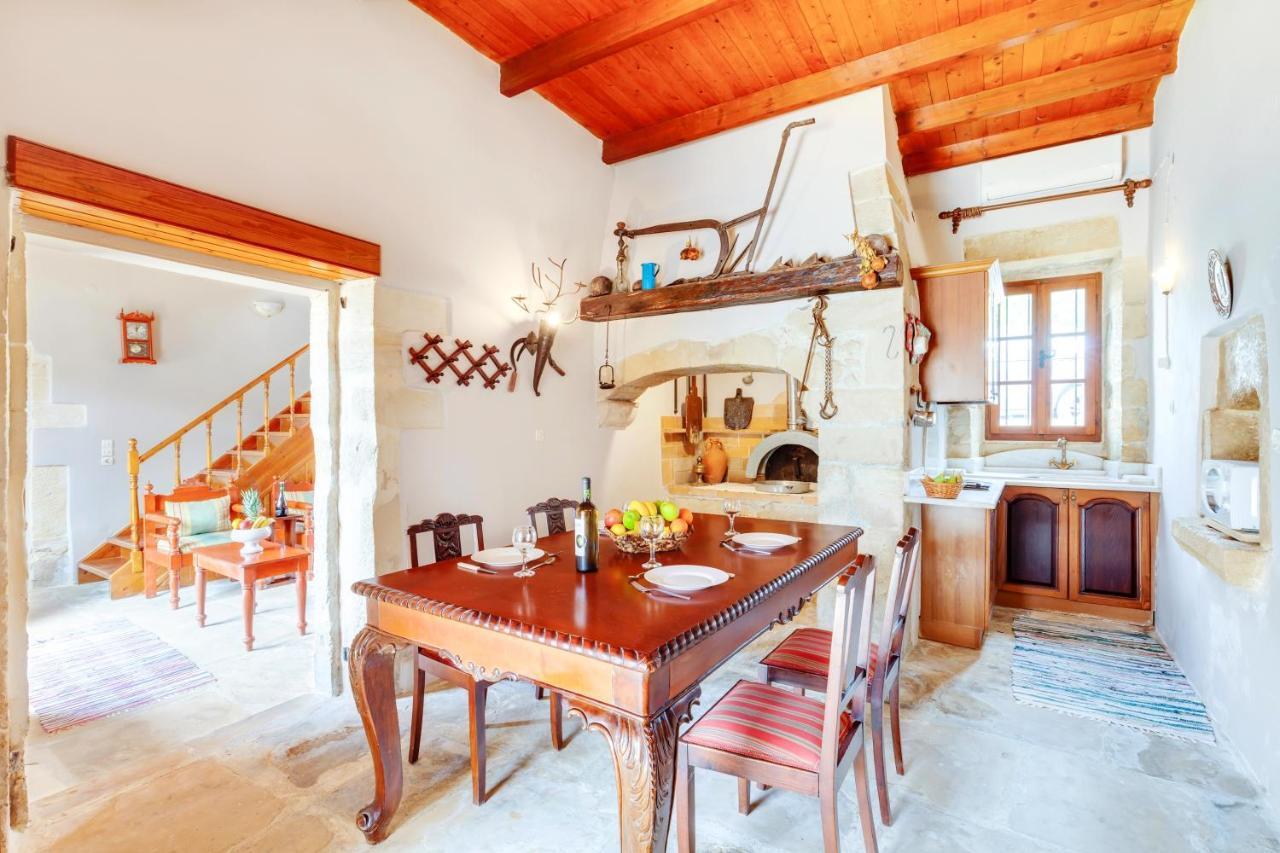 Traditional Home Vereniki With Heated Pool - By Apokoronas Villas Gavalochori 外观 照片