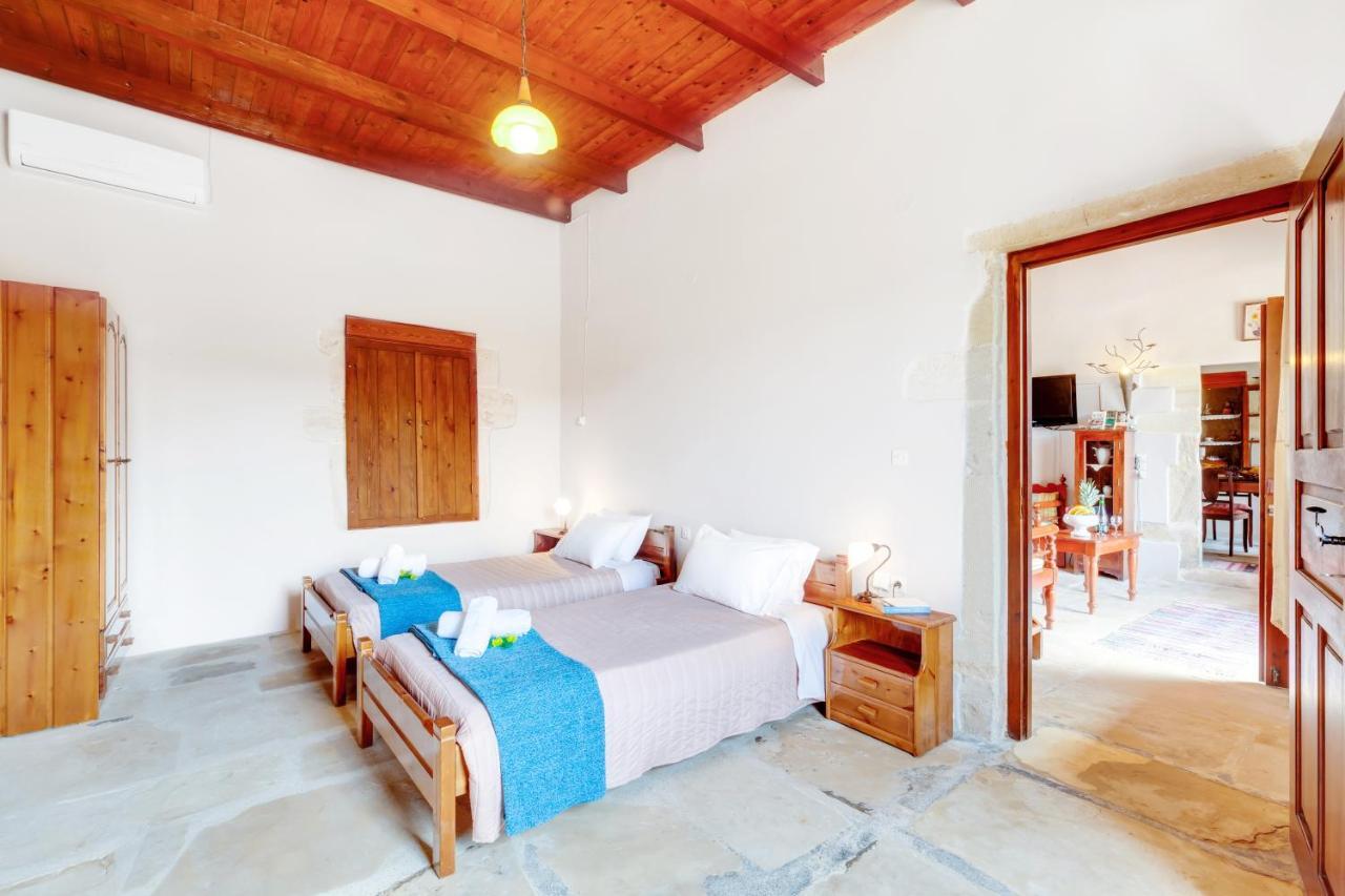Traditional Home Vereniki With Heated Pool - By Apokoronas Villas Gavalochori 外观 照片